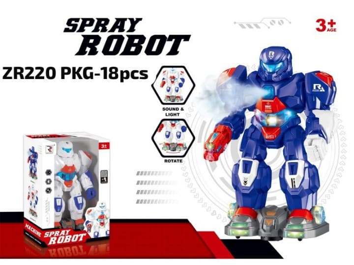 WHITE SPRAY ROBOT