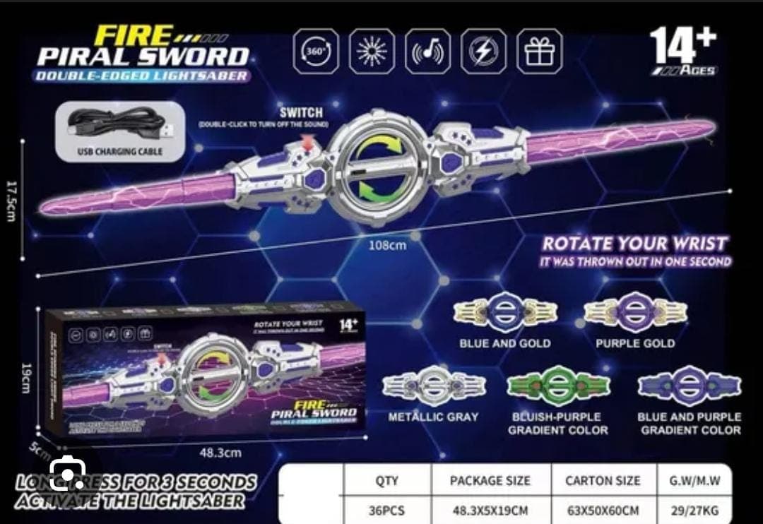 FIRE PIRAL SWORD