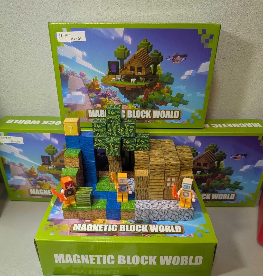 SMALL Minecraft MAGNETIC BLOCKS