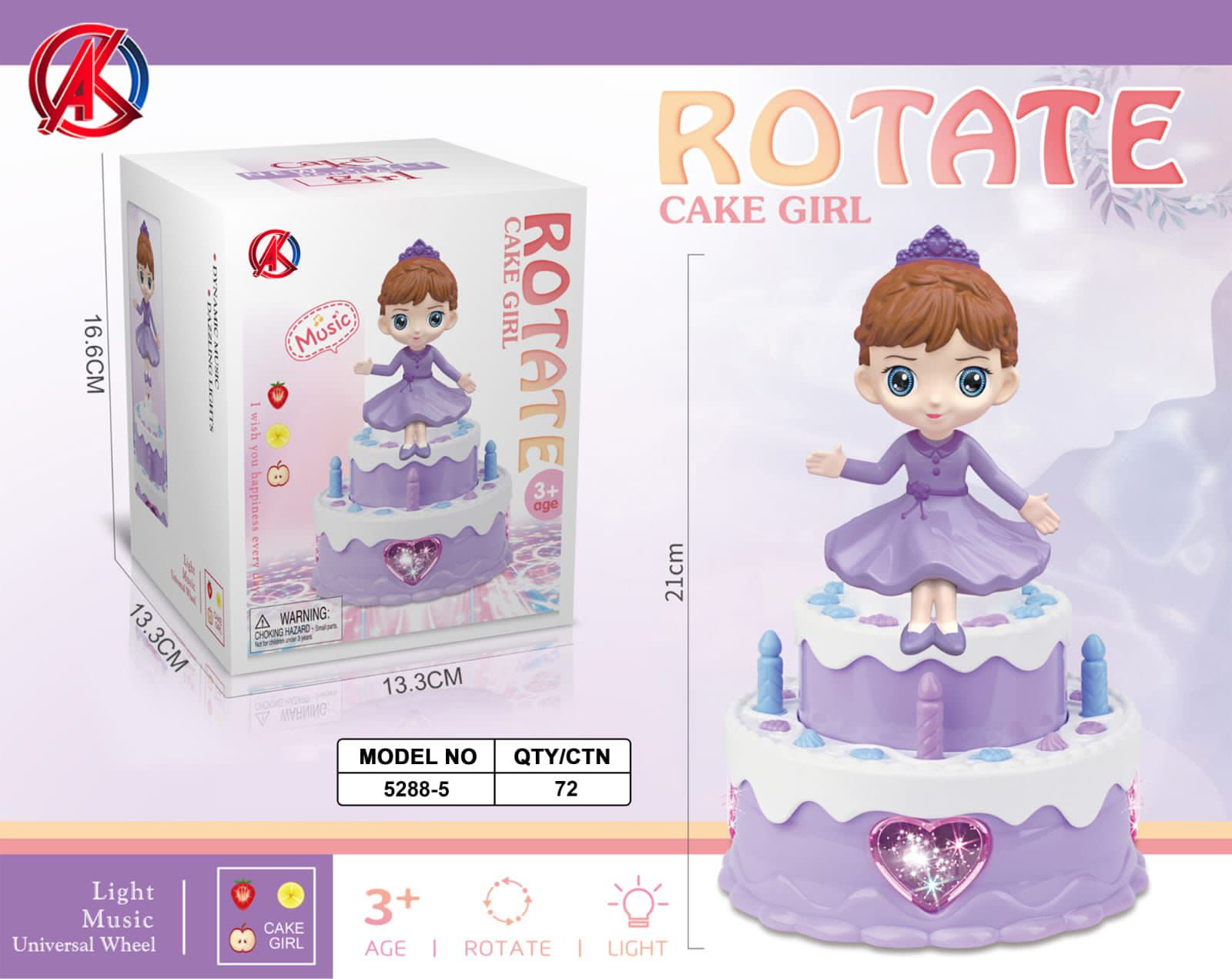 ROTATE CAKE GIRL